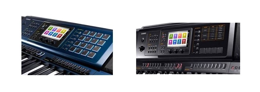 Цветные сенсорные дисплее в моделях Casio MZ-X300 и MZ-X500