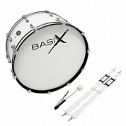 Бас-барабан маршевый BASIX Marching Bass Drum 24х12