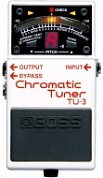 Педаль BOSS TU-3 Chromatic Tuner для электро и бас гитар